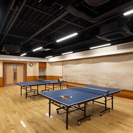 Fujikawaguchiko Onsen Konanso Hotell Eksteriør bilde Table tennis room