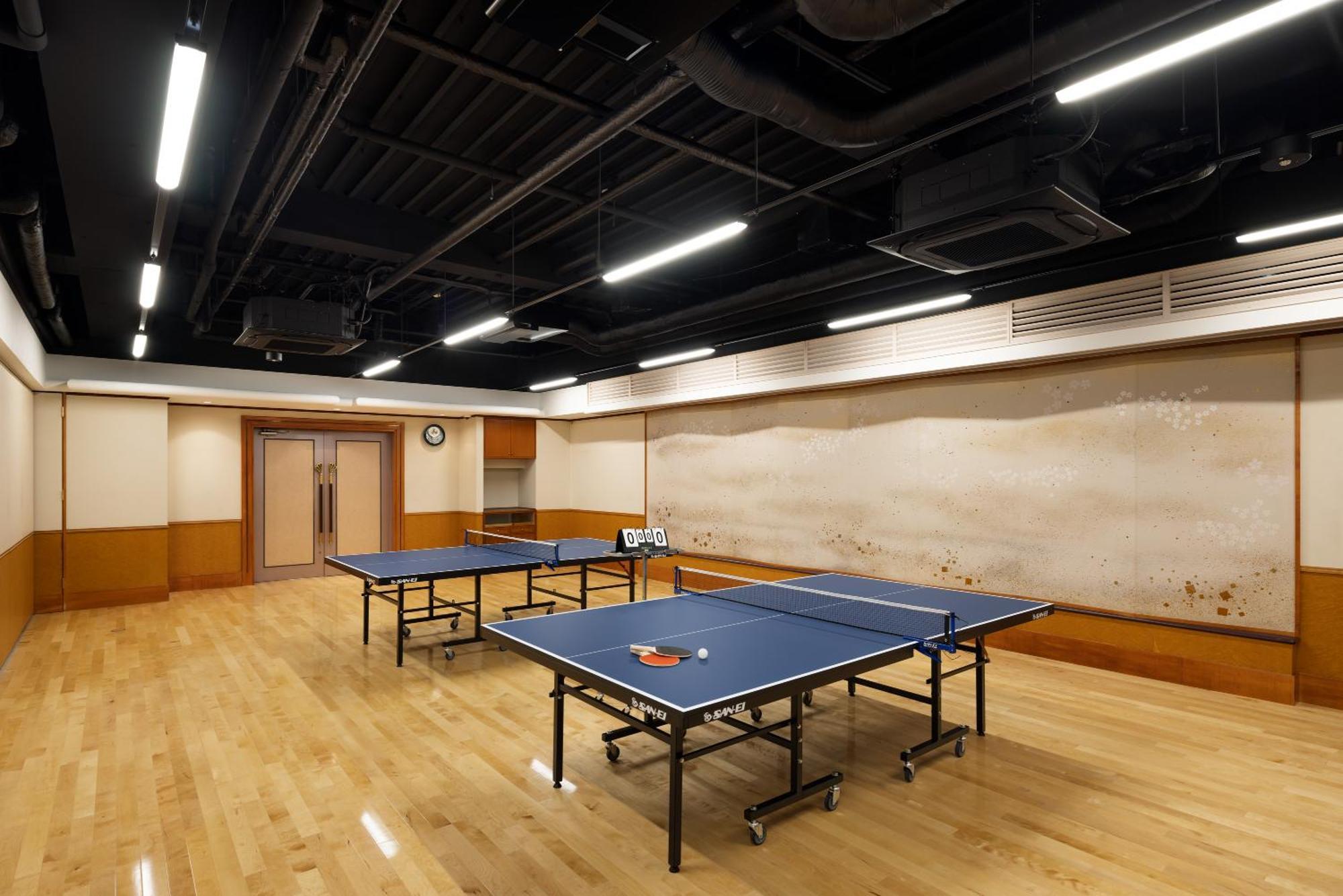 Fujikawaguchiko Onsen Konanso Hotell Eksteriør bilde Table tennis room