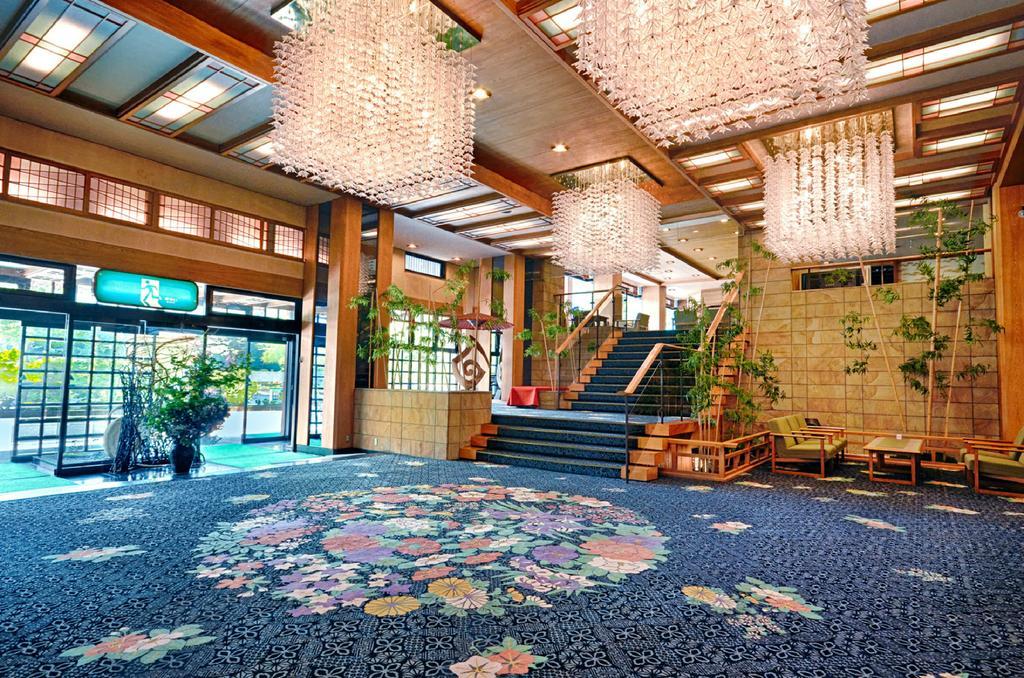 Fujikawaguchiko Onsen Konanso Hotell Eksteriør bilde Interior of the hotel